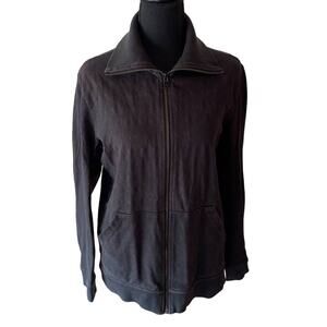 A|X ARMANI EXCHANGE Black Cotton Sweatshirt Size Medium